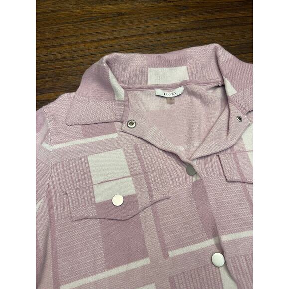 Sioni Women’s Button-up Rayon Blend Knit Sweater Cardigan Size Medium - Picture 4 of 7